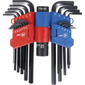 JHK-22SM Long Arm Hex Key Set - 22, Metric & Imperial, ANSI