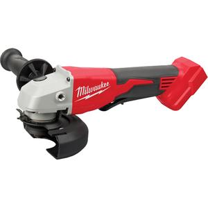 M18™ Brushless Cut-Off Grinder with Paddle Switch - 18 V, 4-1/2" - 5", Lithium-Ion, 11000, M18™ Brushless 4-1/2" / 5" Cut-Off Grinder; Paddle Switch (2686-20); Type 1 Guard; Type 27 Clip-On Guard; Side Handle; Back Flange; Flange Nut; Wrench