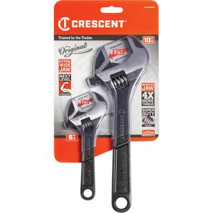 Wide-Jaw Wrench Set - 2, Imperial, Adjustable