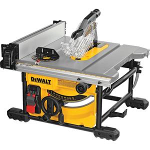 Compact Jobsite Table Saw - 14-9/50", 26-3/4", 27-1/4", 120 V, 5800 RPM, 15 A, 3-Year Limited Warranty, (1) 8-1/4" Table Saw; (1) 8-1/4" Blade; (1) Fence; (1) Non-Through Cut Riving Knife; (1) Anti-Kickback Pawls; (1) Blade-Change Wrenches; (1) Miter Gauge; (1) Modular Guard System; (1) Push Stick