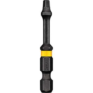 FlexTorq Impact-Ready Drill Bit - Square, 1/4", #2, 2", Hex Power Drive, Magnesium Phosphate, S2 Steel