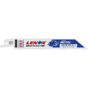 Lenox® Reciprocating Saw Blade - 6", 3/4", 0.035", 14, Bi-Metal, Rigid, 1, Straight, Steel