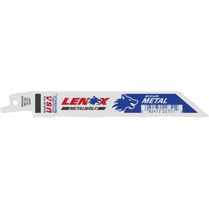 Lenox® Reciprocating Saw Blade - 6", 3/4", 0.035", 18, Bi-Metal, Steel, High-Speed Steel, ARRA Compliant, Buy American Act Compliant, Universal/Toothed Edge