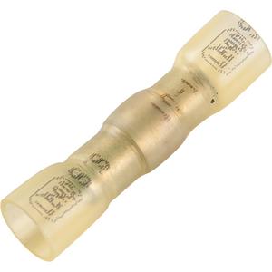 Crimp Solder & Seal Butt Connectors - 12-10GA, Yellow, Polyolefin, Butt, '-55°C (-67°F) to 110°C (230°F), cUL