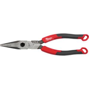 Long Nose Comfort Grip Pliers - 8", 0.7", 2.16", Comfort
