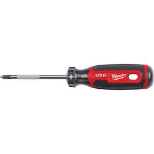 Phillips Screwdriver - #1, 3", Round, Cushion Grip, 170 mm, Phillips, 1.1", Standard