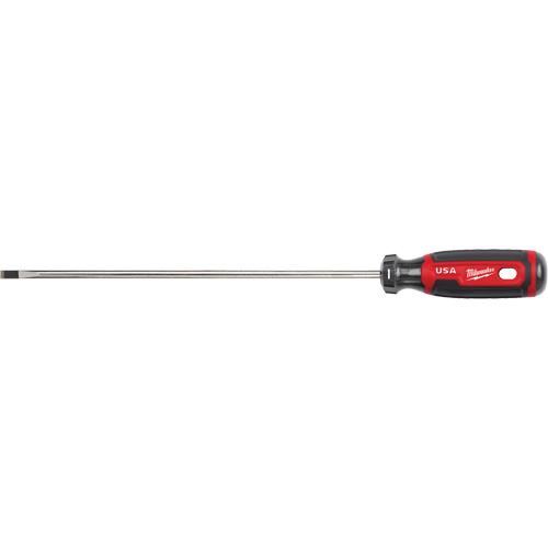 Cabinet Screwdriver - 1/4", 10", Round, Cushion Grip, 363 mm, Cabinet, 1", Standard