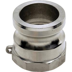 Part A Cam-Lock - Stainless Steel, 1", Female NPT Adapter, 250 PSI