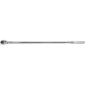 Micrometer Torque Wrench - 49", Click, 1" Square, 150 - 700 ft-lbs., 5 ft-lbs., 1 Year Limited, 90 Days for Calibration Accuracy