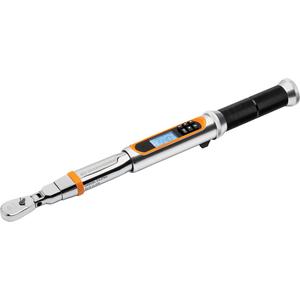 120XP™ Flex Head Torque Wrench with Angle - 15-1/2", Electronic, 1/4" Square, 24 - 240 in-lbs., 0.1 ft-lbs., 1 Year Limited, 90 Days for Calibration Accuracy