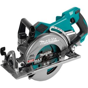 XGT Brushless Cordless Rear-Handle Circular Saw (Tool Only) - 40 V, 7-1/4", Lithium-Ion, 6400, 7-1/4" CT Blade 24T; Offset Wrench 13, 5/8" (15.88 mm), 0° - 2-9/16" (65 mm), 45° - 1-3/4" (45 mm), 53° - 1-1/2" (38 mm)