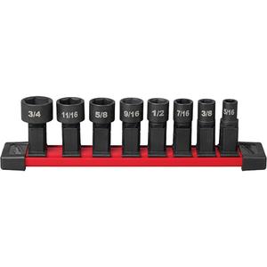 Insider™ Box Ratchet Socket SAE Set - Multiple, 8, High Carbon Steel, Lifetime Guarantee, 5/16"; 3/8"; 7/16"; 1/2"; 9/16"; 5/8"; 11/16"; 3/4"