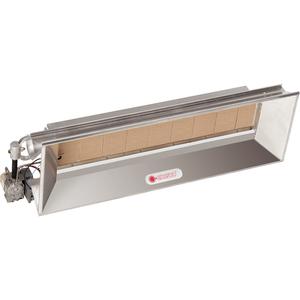 8000 Series Heater - Radiant Heat, Propane, 60000 BTU/H, 48-1/4"L X 20-1/4"W X 13-1/2"H, LP, 60000