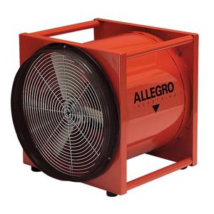 Axial Blowers - Axial, 2, 5500 CFM, AC, Metal, 16", 5500, 4950, 4400