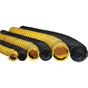 Confined Space Accessories - Statically Conductive Ductings - Neoprene, 8", 25'
