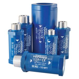 Anti Hose Whip Safety Valves - 261 psi, 3/8 (M), 3/8", 33, 1.875