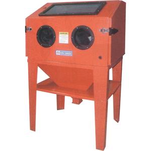 Sandblast Cabinets - Pressure, 25 CFM, 110 V, 116 PSI, 15-25 CFM/PFM @ 40-80 PSI, 35 lbs.
