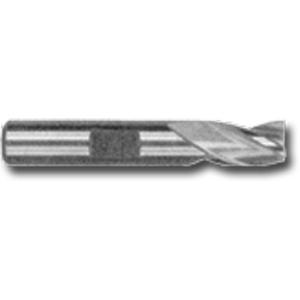 Weldon Shank End Mill - High Speed Steel, 1/8", 3/16", 1/4", 5/16", 3/8", 7/16", 1/2", 9/16", 5/8", 3/4", 7/8", 1", 3