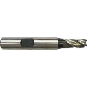 Weldon Shank End Mill - High Speed Steel, 10 mm, 4