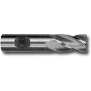 Weldon Shank Center Cut End Mill - High Speed Steel, 1/4", 4