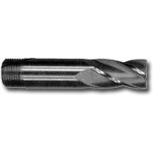 Threaded Shank End Mill - High Speed Steel, 1", 1-11/16", 6, 4", 1"