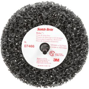 Scotch-Brite™ Roloc™ Clean and Strip Disc - 4", TR+, Extra Coarse, Silicon Carbide, 1-1/2", 8000 RPM, All Metals