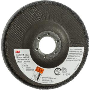 Scotch-Brite™ EXL Unitized Disc - 4-1/2", 7/8", Fine, 7/8", Aluminum Oxide