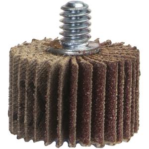 Super Finish Mini Flap Wheel - 2", 120, 60, 80, 180, 320, 1", 1/4"-20, Aluminum Oxide, 25000