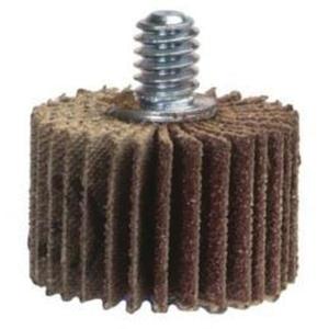 Super Finish Mini Flap Wheel - 1", 120, 60, 80, 180, 240, 320, 1", 1/4"-20, Aluminum Oxide, 30000