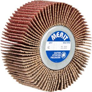 Grind-O-Flex™ Mini Quick-Change Flap Wheel - 3", 120, 60, 80, 1/2", 1/4"-20, Aluminum Oxide, 20000, Fine, Metals, Plastic, Rubber and Wood, Mandrel
