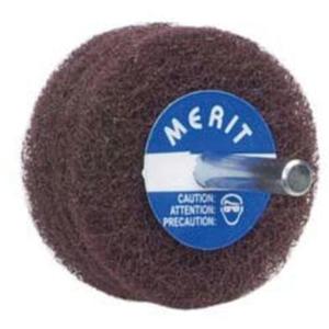 Abrasotex Non-Woven Disc Wheel - 3", 1", Medium, 1/4", Aluminum Oxide, 8000, Spindle