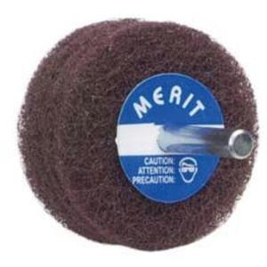 Abrasotex Non-Woven Disc Wheel - 3", Medium, 1/4", Aluminum Oxide, 8000, Spindle, 1/2"