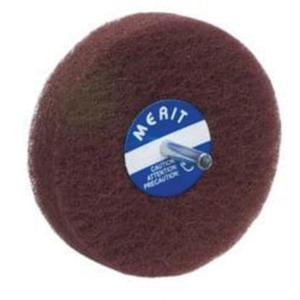 Abrasotex Non-Woven Disc Wheel - 4", Fine, 1/4", Aluminum Oxide, 6000, Spindle, 1/2"