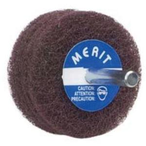 Abrasotex Non-Woven Disc Wheel - 4", Fine, 1/4", Aluminum Oxide, 6000, Spindle, 1"