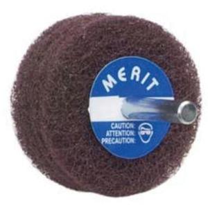 Abrasotex Non-Woven Disc Wheel - 4", Very Fine, 1/4", Aluminum Oxide, 6000, Spindle, 1"