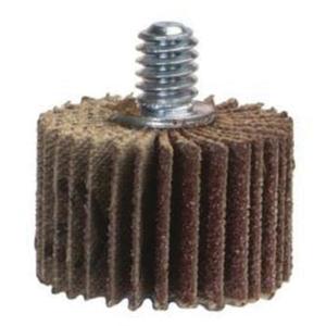 Grind-O-Flex™ Mini Quick-Change Flap Wheel - 2", 120, 60, 80, 1-1/2", 1/4"-20, Ceramic Alumina, 25000, Fine, Metals, Plastic, Rubber and Wood, Mandrel