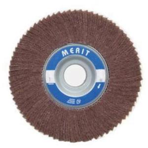 Non-Woven Interleaf Flap Wheel - 3", 2", 60, 3/8", Aluminum Oxide, Arbor, 12 000