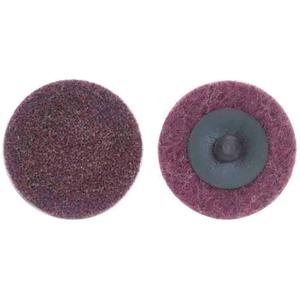 PowerLock® Abrasotex Surface Preparation Disc - 2", Medium, TR (Type III), Aluminum Oxide, 30000, Maroon, Roll-On/Off