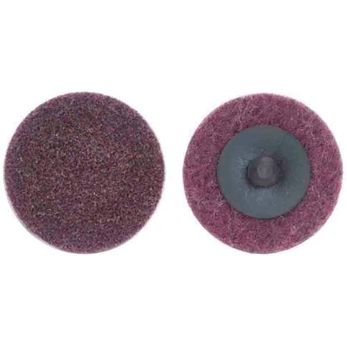 PowerLock® Abrasotex Surface Preparation Disc - 2", Medium, TR (Type III), Aluminum Oxide, 30000, Maroon, Roll-On/Off