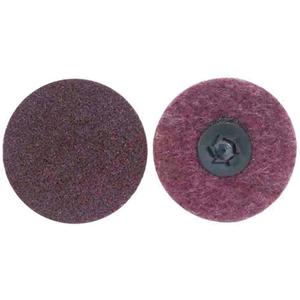 PowerLock® Abrasotex Surface Preparation Disc - 1-1/2", Medium, TP (Type I), Aluminum Oxide, 30000, Maroon, Snap-On/Off, Nylon/Polyester