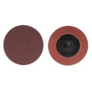 ALO Plus PowerLock® Cloth Disc - 1-1/2", TR (Type III), 120, Aluminum Oxide, Exotic Alloys, Roll-On/Off, 2-Ply Y-Weight Polyester