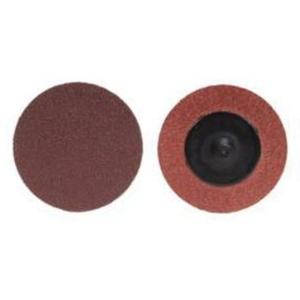 ALO Plus PowerLock® Cloth Disc - 2", TR (Type III), 50, Aluminum Oxide, Exotic Alloys, Roll-On/Off, 2-Ply Y-Weight Polyester
