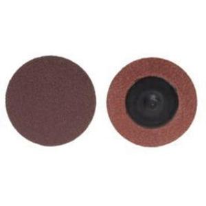ALO Plus PowerLock® Cloth Disc - 3", TR (Type III), 50, Aluminum Oxide, Exotic Alloys, Roll-On/Off, 2-Ply Y-Weight Polyester