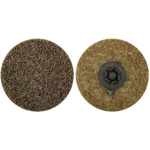 PowerLock® Abrasotex Surface Preparation Disc - 3", Coarse, TP (Type I), Aluminum Oxide, Snap-On/Off, Nylon