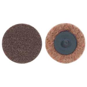 Surface Prep Quick-Change Disc - 3", Coarse, TR (Type III), Aluminum Oxide, 20000, Brown