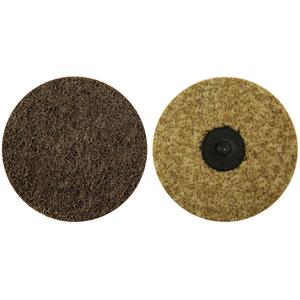 Surface Prep Quick-Change Disc - 4", Coarse, TR (Type III), Aluminum Oxide, 15000, Brown