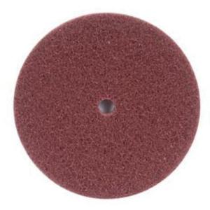 Non-Woven Buffing Discs - 6", Fine, 1/2", Aluminum Oxide, 4 000, Brown