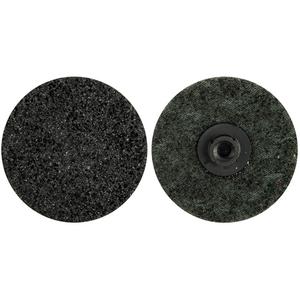 Non-Woven Quick-Change Discs - 2", Extra Coarse, TS (Type II), Aluminum Oxide, 30 000, Black
