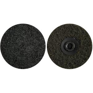 Non-Woven Quick-Change Discs - 3", Extra Coarse, TS (Type II), Aluminum Oxide, 20 000, Black