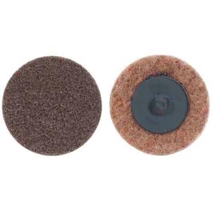 Non-Woven Quick-Change Discs - 3", Extra Coarse, TR (Type III), Aluminum Oxide, 20 000, Black